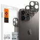 Spigen Optik Lens Protector - комплект 2 броя предпазни стъклени протектора за камерата на iPhone 13 Pro, iPhone 13 Pro Max (тъмносив) thumbnail