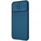 Nillkin CamShield Pro Magnetic Hard Case - хибриден удароустойчив кейс за iPhone 13 Pro Max (син) thumbnail