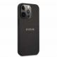 Guess Saffiano PU Leather Hard Case - дизайнерски кожен кейс за iPhone 13 Pro Max (черен) thumbnail 3