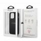 Guess Saffiano PU Leather Hard Case - дизайнерски кожен кейс за iPhone 13 Pro Max (черен) thumbnail 6