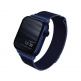 Uniq Dante Milanese Magnetic Stainless Steel Band - стоманена, неръждаема каишка за Apple Watch 42мм, 44мм, 45мм (тъмносин) thumbnail