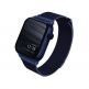 Uniq Dante Milanese Magnetic Stainless Steel Band - стоманена, неръждаема каишка за Apple Watch 38мм, 40мм, 41мм (тъмносин) thumbnail