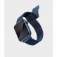 Uniq Dante Milanese Magnetic Stainless Steel Band - стоманена, неръждаема каишка за Apple Watch 38мм, 40мм, 41мм (тъмносин) thumbnail 4