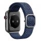 Uniq Aspen Adjustable Braided Band - текстилна каишка за Apple Watch 38мм, 40мм, 41мм (тъмносин) thumbnail 6
