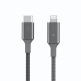 Belkin Boost Charge Smart LED USB-C to Lightning Cable - MFI сертифициран USB-C към Lightning кабел за Apple устройства с Lightning порт (120 см) (сив) thumbnail