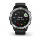 Garmin Fenix 6 - мултиспорт GPS часовник (сребрист с черна каишка)  thumbnail 4
