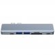 Tech-Protect USB-C Hub 7in1 v5 - USB-C хъб за свързване на допълнителна периферия за компютри и лаптопи с USB-C порт (тъмносив) thumbnail 5