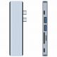 Tech-Protect USB-C Hub 7in1 v5 - USB-C хъб за свързване на допълнителна периферия за компютри и лаптопи с USB-C порт (тъмносив) thumbnail 9