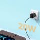 Joyroom USB-C PD Wall Charger 20W - захранване за ел. мрежа с USB-C изход с технология за бързо зареждане (черен) thumbnail 4