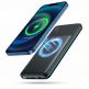 Joyroom Magnetic Wireless Quick Charging Power Bank 10000 mAh - преносима външна батерия с USB-C порт, USB-A изход и безжично зареждане с MagSafe (черен) thumbnail