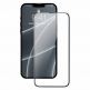 Baseus Full Screen Tempered Glass (SGQP010201) - стъклено защитно покритие за целия дисплей на iPhone 13 Pro Max (прозрачен-черен) (2 броя) thumbnail