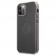 BMW Signature Leather Embossed Logo Leather Case - кожен кейс (естествена кожа) за iPhone 12, iPhone 12 Pro (черен) thumbnail