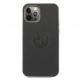 BMW Signature Leather Embossed Logo Leather Case - кожен кейс (естествена кожа) за iPhone 12, iPhone 12 Pro (черен) thumbnail 3