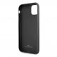 BMW Signature Leather Debossed Stripes Leather Case - кожен кейс (естествена кожа) за iPhone 11 (черен) thumbnail 4