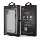 BMW M Metallic Black Edges Hard Case - хибриден удароустойчив кейс за iPhone 11 (черен-прозрачен) thumbnail 2