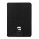 Karl Lagerfeld Saffiano Karl Metal Logo Folio Case - дизайнерски кожен кейс с поставка за iPad Pro 11 M1 (2021), iPad Pro 11 (2020), iPad Pro 11 (2018) (черен) thumbnail 2