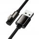 Baseus Legend Elbow Lightning to USB Cable 2.4A (CALCS-01) - USB към Lightning кабел за Apple устройства с Lightning порт (100 см) (черен) thumbnail 15