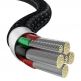 Baseus Water Drop USB to USB-C Cable Super Charge 66W (CATSD-M01) - кабел с въжена оплетка за устройства с USB-C порт (100 см) (черен) thumbnail 4