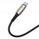 Baseus Water Drop USB to USB-C Cable Super Charge 66W (CATSD-M01) - кабел с въжена оплетка за устройства с USB-C порт (100 см) (черен) thumbnail 7