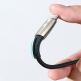 Baseus Water Drop USB to USB-C Cable Super Charge 66W (CATSD-M01) - кабел с въжена оплетка за устройства с USB-C порт (100 см) (черен) thumbnail 15