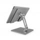 Tech-Protect Z11 Folding Aluminum Desktop Stand - сгъваема алуминиева поставка за мобилни телефони и таблети до 13 инча (сив) thumbnail