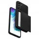 Spigen Slim Armor CS Case - хибриден кейс с отделение за кр. карти и най-висока степен на защита за Samsung Galaxy S21 FE (черен) thumbnail 8