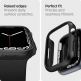 Spigen Thin Fit Case - качествен твърд кейс за Apple Watch 9 45мм, Apple Watch 8 45мм, Apple Watch 7 45мм (черен) thumbnail 10