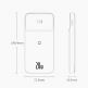 Baseus Magnetic Wireless Quick Charging Power Bank 10000 mAh (PPCX010005) - преносима външна батерия с USB-C порт, USB-A изход и безжично зареждане с MagSafe (лилав) thumbnail 12