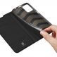 Dux Ducis Skin Pro Case - кожен калъф с поставка и отделение за кр. карти за Xiaomi Redmi 10 (черен) thumbnail 8