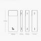 Baseus Bipow Digital Display Power Bank 15W 30000mAh (PPDML-K02) - външна батерия с два USB-A и един USB-C изходи и технология за бързо зареждане (бял) thumbnail 4
