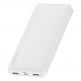 Baseus Bipow Digital Display Power Bank 15W 10000mAh (PPDML-I02) - външна батерия с два USB-A и един USB-C изходи и технология за бързо зареждане (бял) thumbnail 4