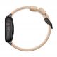 Nomad Strap Modern Slim Leather - кожена (естествена кожа) каишка за Apple Watch 38мм, 40мм, 41мм (бежов-черен) thumbnail 3