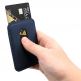 4smarts UltiMag ErgoFold Magnetic Kickstand Wallet - кожен портфейл (джоб) с градена поставка за прикрепяне към iPhone с MagSafe (тъмносин) thumbnail 6