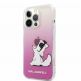 Karl Lagerfeld Choupette Fun Case - дизайнерски кейс с висока защита за iPhone 13 Pro Max (розов) thumbnail