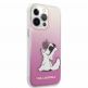 Karl Lagerfeld Choupette Fun Case - дизайнерски кейс с висока защита за iPhone 13 Pro (розов) thumbnail 3