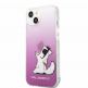 Karl Lagerfeld Choupette Fun Case - дизайнерски кейс с висока защита за iPhone 13 (розов) thumbnail