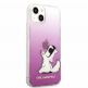 Karl Lagerfeld Choupette Fun Case - дизайнерски кейс с висока защита за iPhone 13 (розов) thumbnail 3