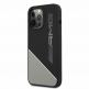 AMG Liquid Silicone Case - дизайнерски силиконов кейс за iPhone 13 Pro Max (черен-сив) thumbnail