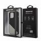 AMG Liquid Silicone Case - дизайнерски силиконов кейс за iPhone 13 Pro Max (черен-сив) thumbnail 6