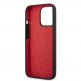 AMG Liquid Silicone Case - дизайнерски силиконов кейс за iPhone 13 Pro (черен-червен) thumbnail 3
