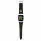 Karl Lagerfeld Karl Head PU Watch Strap - кожена каишка за Apple Watch 38мм, 40мм, 41мм (черен) thumbnail