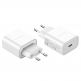 Dux Ducis Wall Charger USB-C 20W PD - захранване за ел. мрежа 20W с USB-C изход и технология за бързо зареждане (бял) thumbnail 2