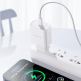 Dux Ducis Wall Charger USB-C 20W PD - захранване за ел. мрежа 20W с USB-C изход и технология за бързо зареждане (бял) thumbnail 10