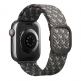 Uniq Aspen Adjustable Braided Band - текстилна каишка за Apple Watch 42мм, 44мм, 45мм (сив) thumbnail 2