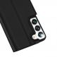 Dux Ducis Skin Pro Case - кожен калъф с поставка и отделение за кр. карти за Samsung Galaxy S22 (черен) thumbnail 3