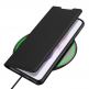 Dux Ducis Skin Pro Case - кожен калъф с поставка и отделение за кр. карти за Samsung Galaxy S22 (черен) thumbnail 7