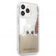 Karl Lagerfeld Liquid Glitter Peek a Boo Case - дизайнерски кейс с висока защита за iPhone 13 Pro Max (прозрачен) thumbnail 6