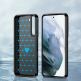 Carbon Soft Silicone TPU Protective Case - силиконов (TPU) калъф за Samsung Galaxy S22 Plus (черен) thumbnail 6