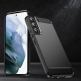 Carbon Soft Silicone TPU Protective Case - силиконов (TPU) калъф за Samsung Galaxy S22 Plus (черен) thumbnail 7