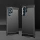 Carbon Soft Silicone TPU Protective Case - силиконов (TPU) калъф за Samsung Galaxy S22 Ultra (черен) thumbnail 8